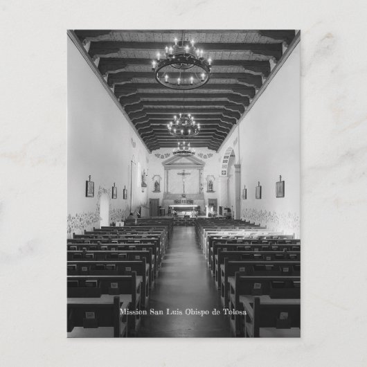 Mission San Luis Obispo de Tolosa Briefkaart (Voorkant)
