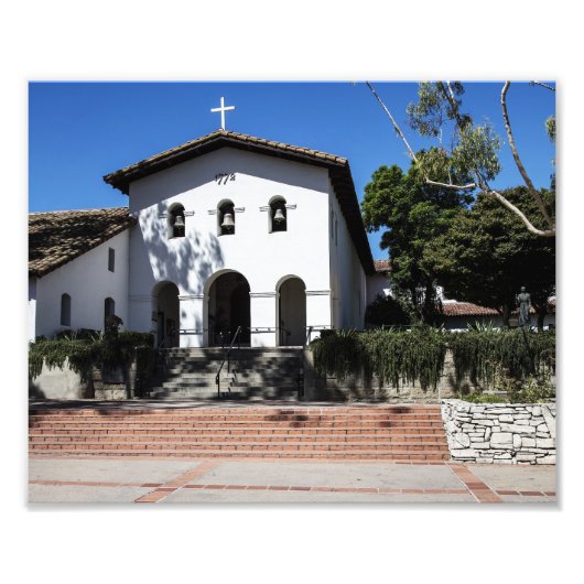 Mission San Luis Obispo Foto Afdruk (Voorkant)