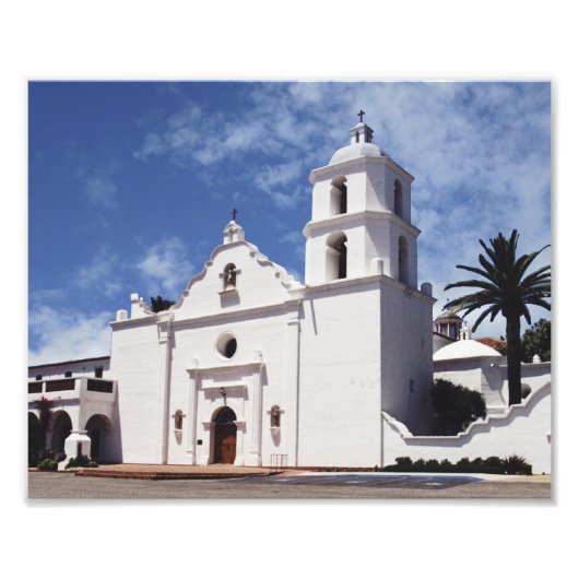 Mission San Luis Rey de Francia Foto Afdruk (Voorkant)