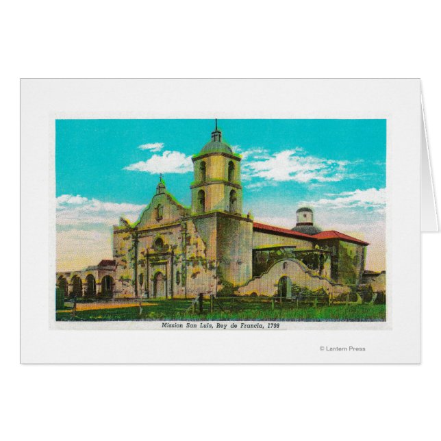 Mission San Luis, Rey de FranciaOceanside, CA (Voorkant Horizontaal)