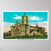 Mission San Luis, Rey de FranciaOceanside, CA Poster (Voorkant)
