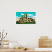 Mission San Luis, Rey de FranciaOceanside, CA Poster (Keuken)