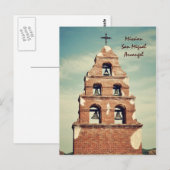 Mission San Miguel Arcangel Briefkaart (Voorkant / Achterkant)