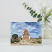 Mission San Miguel Arcángel Briefkaart (Staand voorkant)