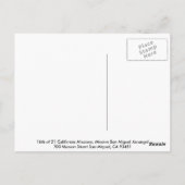 Mission San Miguel Briefkaart (Achterkant)