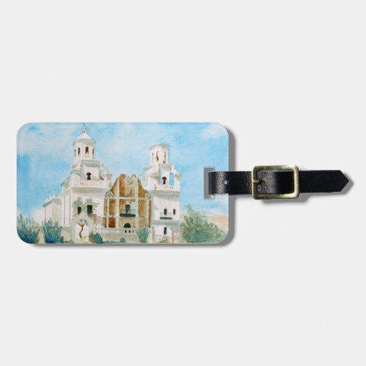 Mission San Xavier del Bac Bagagelabel (Voorkant horizontaal)