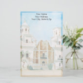 Mission San Xavier del Bac Briefpapier (Staand voorkant)