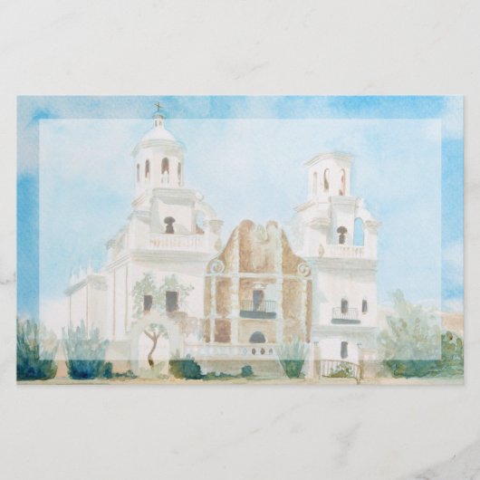 Mission San Xavier del Bac Briefpapier (Voorkant)