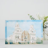 Mission San Xavier del Bac Briefpapier (Staand voorkant)