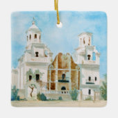Mission San Xavier del Bac Keramisch Ornament (Voorkant)