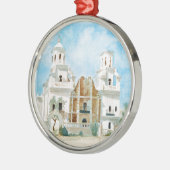 Mission San Xavier del Bac Metalen Ornament (Links)