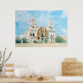 Mission San Xavier del Bac Poster (Keuken)
