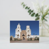 Mission San Xavier Del Bac, Tucson AZ Briefkaart (Staand voorkant)