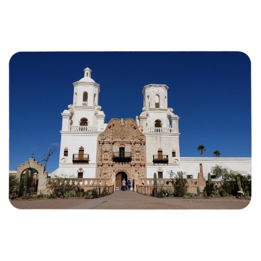 Mission San Xavier Del Bac, Tucson AZ Magneet (Horizontaal)
