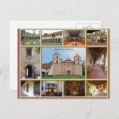 Mission Santa Barbara Briefkaart (Voorkant / Achterkant)