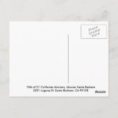 Mission Santa Barbara Briefkaart (Achterkant)