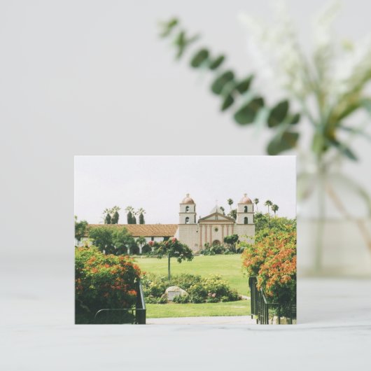 Mission Santa Barbara Briefkaart (Staand voorkant)