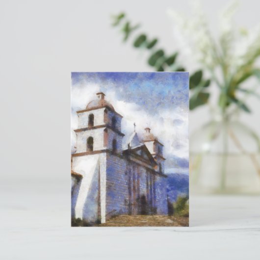 Mission Santa Barbara Briefkaart (Staand voorkant)
