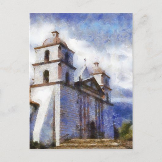 Mission Santa Barbara Briefkaart (Voorkant)