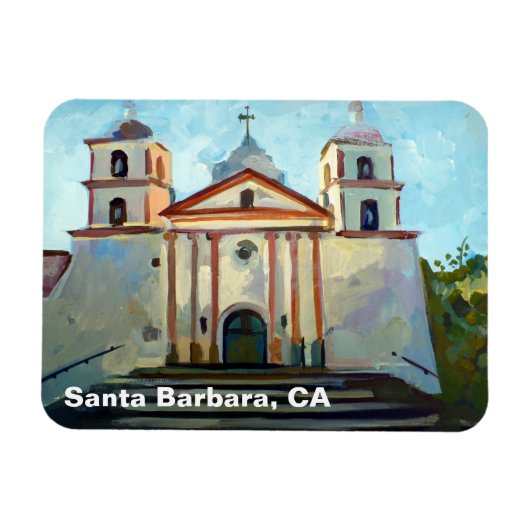 Mission Santa Barbara, CA, VS Magneet (Horizontaal)