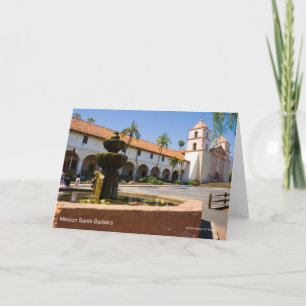Mission Santa Barbara California Producten Kaart