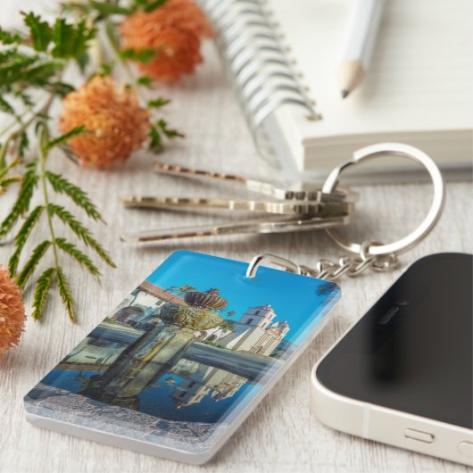 Mission Santa Barbara Sleutelhanger (Voorkant Rechts)