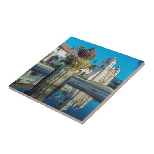 Mission Santa Barbara Tegeltje (Zijkant)