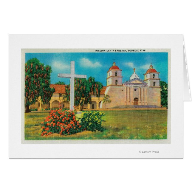 Mission Santa Barbara Uitzicht (Voorkant Horizontaal)