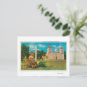 Mission Santa Barbara Uitzicht Briefkaart (Staand voorkant)