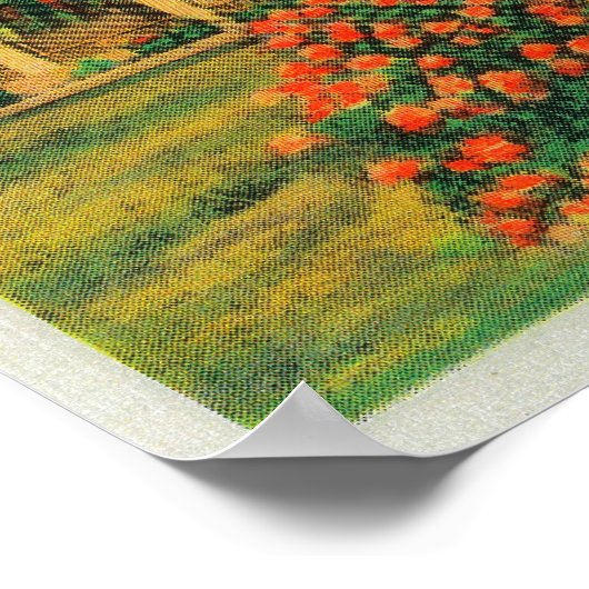 Mission Santa Barbara Uitzicht Poster (Hoek)