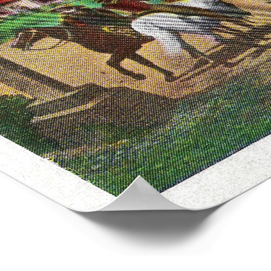 Mission Santa Clara de AsisSanta Clara, CA Poster (Hoek)