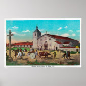 Mission Santa Clara de AsisSanta Clara, CA Poster (Voorkant)