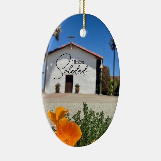 Mission Soledad souvenir Ceramic Ornament (Rechts)