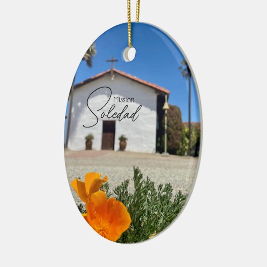 Mission Soledad souvenir Ceramic Ornament (Links)