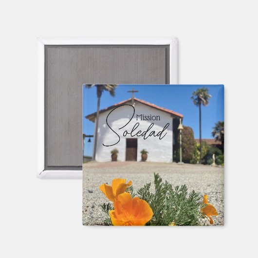 Mission Soledad souvenir magnet (Voorkant / Achterkant)