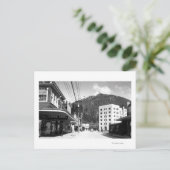 Mission Street in het centrum van Ketchikan Briefkaart (Staand voorkant)