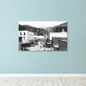 Mission Street van Steamers Bridge in Canvas Afdruk (Insitu (Houten vloer))