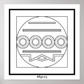 Mission/taaksymbool Poster (Voorkant)