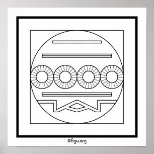 Mission/taaksymbool Poster