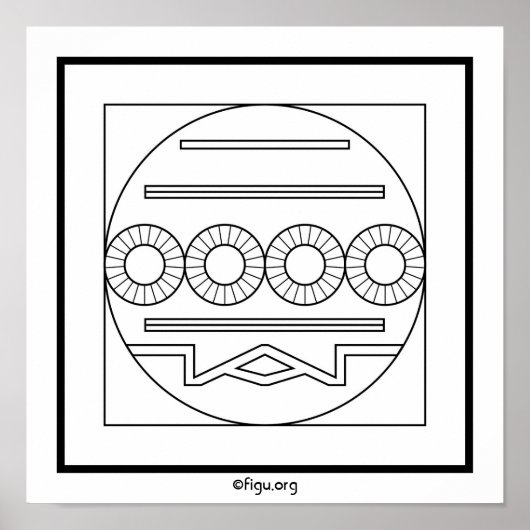 Mission/taaksymbool Poster (Voorkant)