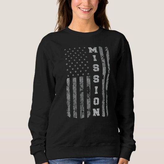 Mission Texas American Flag Trui (Voorkant)