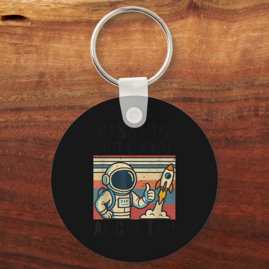 Mission Third 3rd Grade Accepted Astronaut Sleutelhanger (Voorkant)