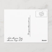 Mission Viejo Lake Post Card Briefkaart (Achterkant)
