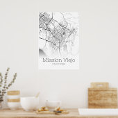 Mission Viejo Map - Californië - City Map Poster (Keuken)