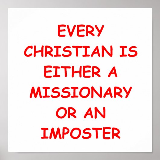 MISSIONAAL POSTER (Voorkant)