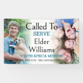 Missionair afscheid geroepen om 2 fotobanner te se spandoek (Horizontaal)