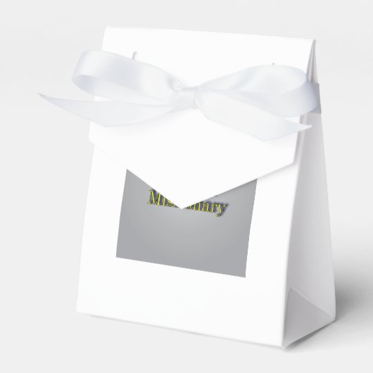 Missionair liefhebbend trouwe bedankdoosjes (Voorkant Zijde)