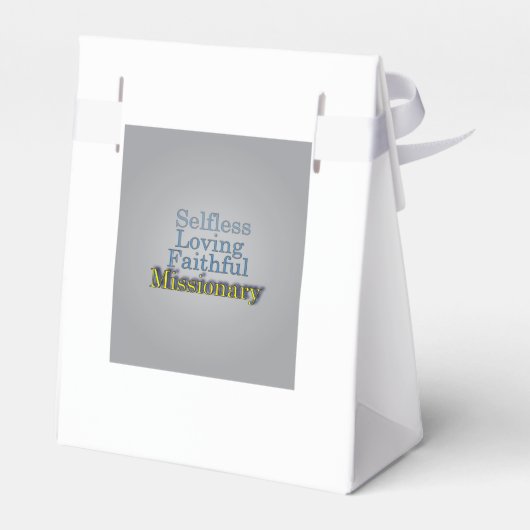 Missionair liefhebbend trouwe bedankdoosjes (Achterkant)