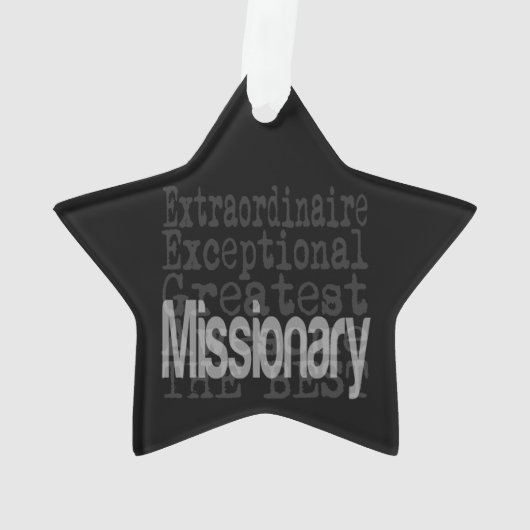 missionaire extraordinaire ornament (achterkant)