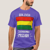Missionaire missie bolivia Cochabamba Mormon LDS T-shirt (Voorkant)